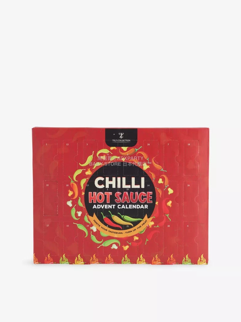 英美直送 TILZ COLLECTION Chilli Hot Sauce聖誕倒數日曆 大人款 聖誕快樂特輯 聖誕倒數日曆 滿$900可加$25免運 Christmas Advent Calendars 2025