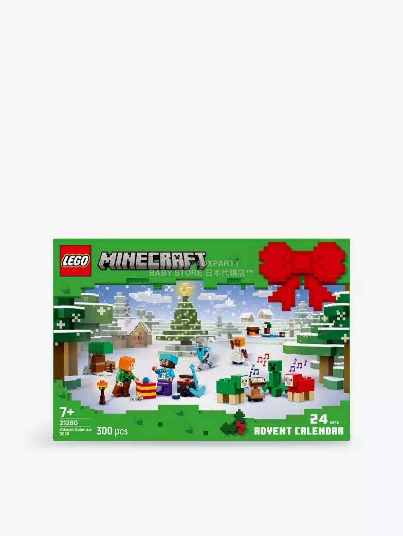 英美直送 LEGO Minecraft聖誕倒數日曆 兒童款 聖誕快樂特輯 聖誕倒數日曆 滿$900可加$25免運 Christmas Advent Calendars 2025
