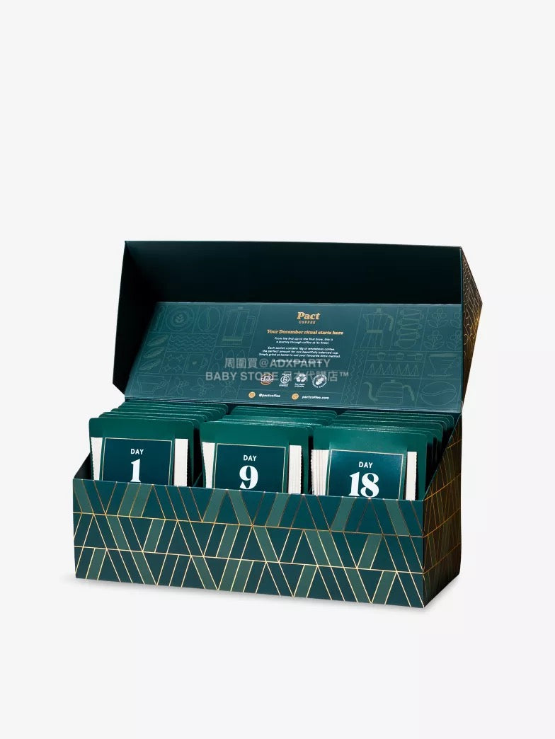 英美直送 PACT COFFEE Beans聖誕倒數日曆 大人款 聖誕快樂特輯 聖誕倒數日曆 滿$900可加$25免運 Christmas Advent Calendars 2025