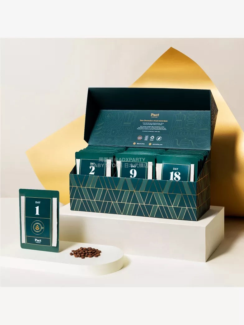 英美直送 PACT COFFEE Beans聖誕倒數日曆 大人款 聖誕快樂特輯 聖誕倒數日曆 滿$900可加$25免運 Christmas Advent Calendars 2025