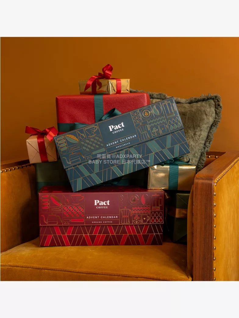 英美直送 PACT COFFEE Beans聖誕倒數日曆 大人款 聖誕快樂特輯 聖誕倒數日曆 滿$900可加$25免運 Christmas Advent Calendars 2025