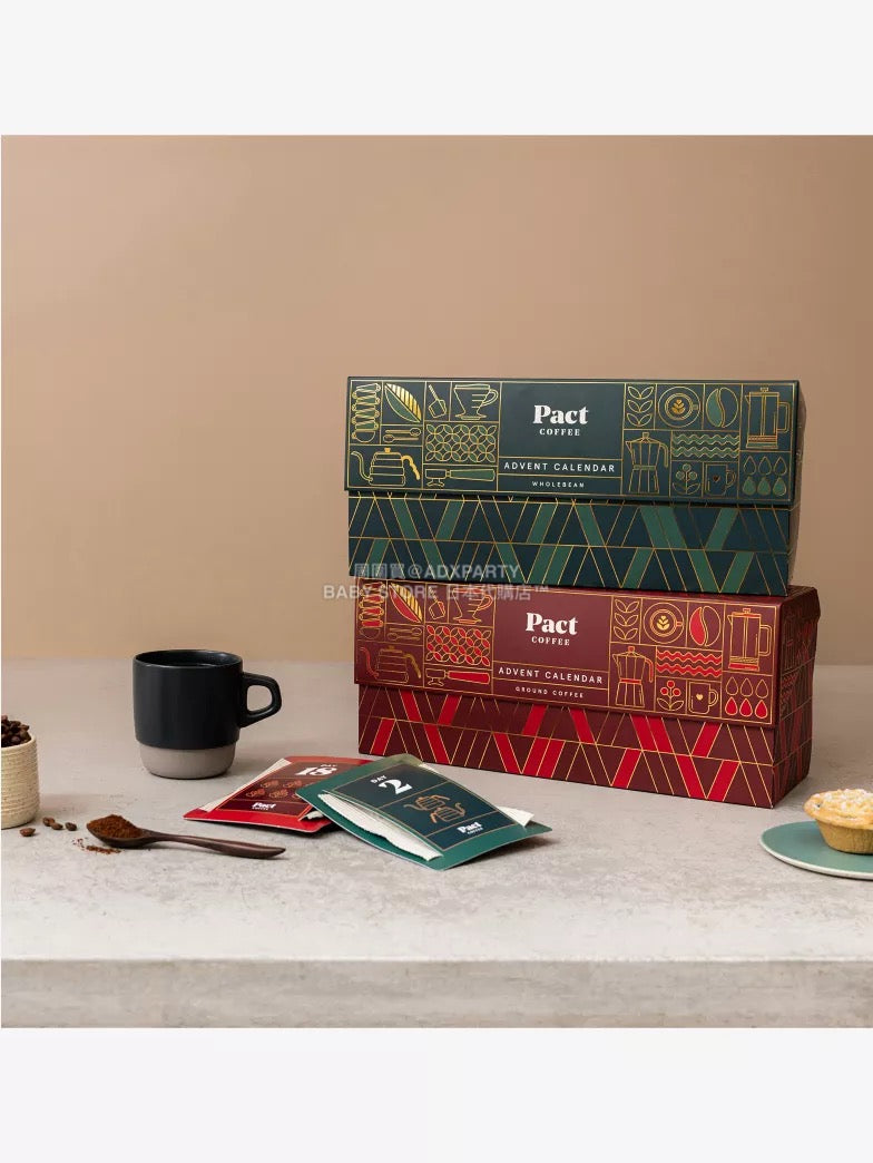 英美直送 PACT COFFEE Beans聖誕倒數日曆 大人款 聖誕快樂特輯 聖誕倒數日曆 滿$900可加$25免運 Christmas Advent Calendars 2025