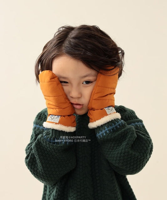 日本直送 BEAMS mini 夾棉毛毛手套 Free Size 手套系列