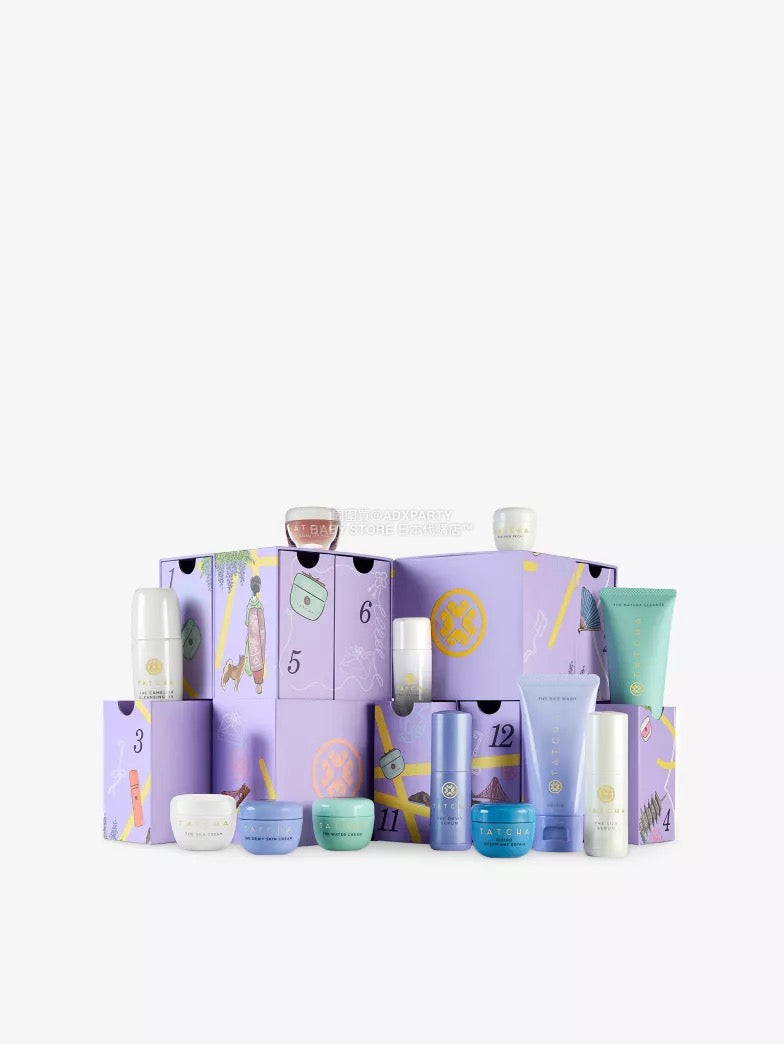 英美直送 TATCHA 12 Days Of Treasures Worth £289聖誕倒數日曆 大人款 聖誕快樂特輯 聖誕倒數日曆 滿$900可加$25免運 Christmas Advent Calendars 2025