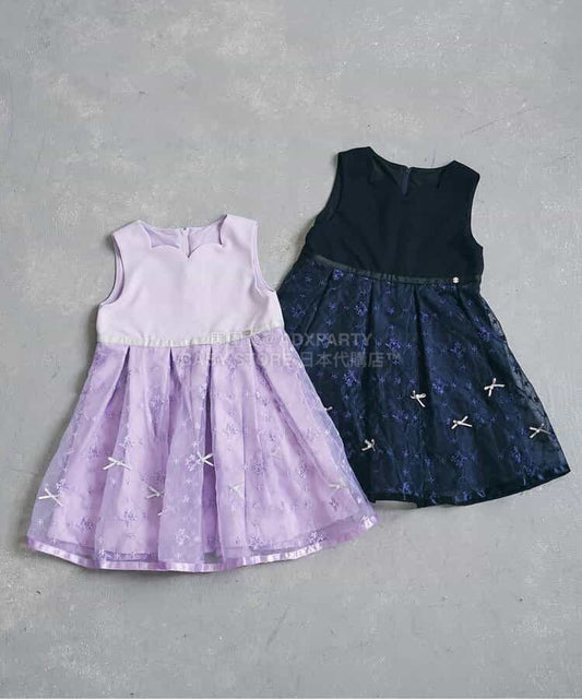 日本童裝 apres les cours 禮服連身裙 100-130cm 女童款 春季 TOPS 面試/宴會/表演