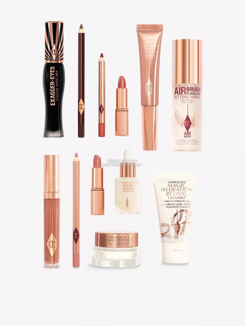 英美直送 CHARLOTTE TILBURY Charlotte's Beauty Treasure Chest 12-Door Beauty Worth £264 聖誕倒數日曆 大人款 聖誕快樂特輯 聖誕倒數日曆 滿$900可加$25免運 Christmas Advent Calendars 2025