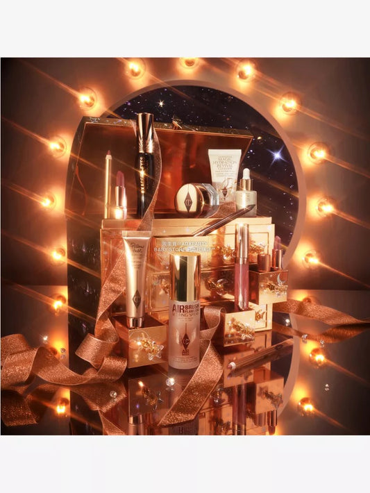 英美直送 CHARLOTTE TILBURY Charlotte's Beauty Treasure Chest 12-Door Beauty Worth £264 聖誕倒數日曆 大人款 聖誕快樂特輯 聖誕倒數日曆 滿$900可加$25免運 Christmas Advent Calendars 2025
