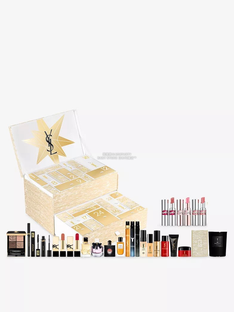 英美直送 YVES SAINT LAURENT YSL聖誕倒數日曆 大人款 聖誕快樂特輯 聖誕倒數日曆 滿$900可加$25免運 Christmas Advent Calendars 2025