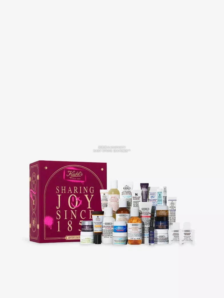 英美直送 KIEHL'S Worth £244聖誕倒數日曆 大人款 聖誕快樂特輯 聖誕倒數日曆 滿$900可加$25免運 Christmas Advent Calendars 2025