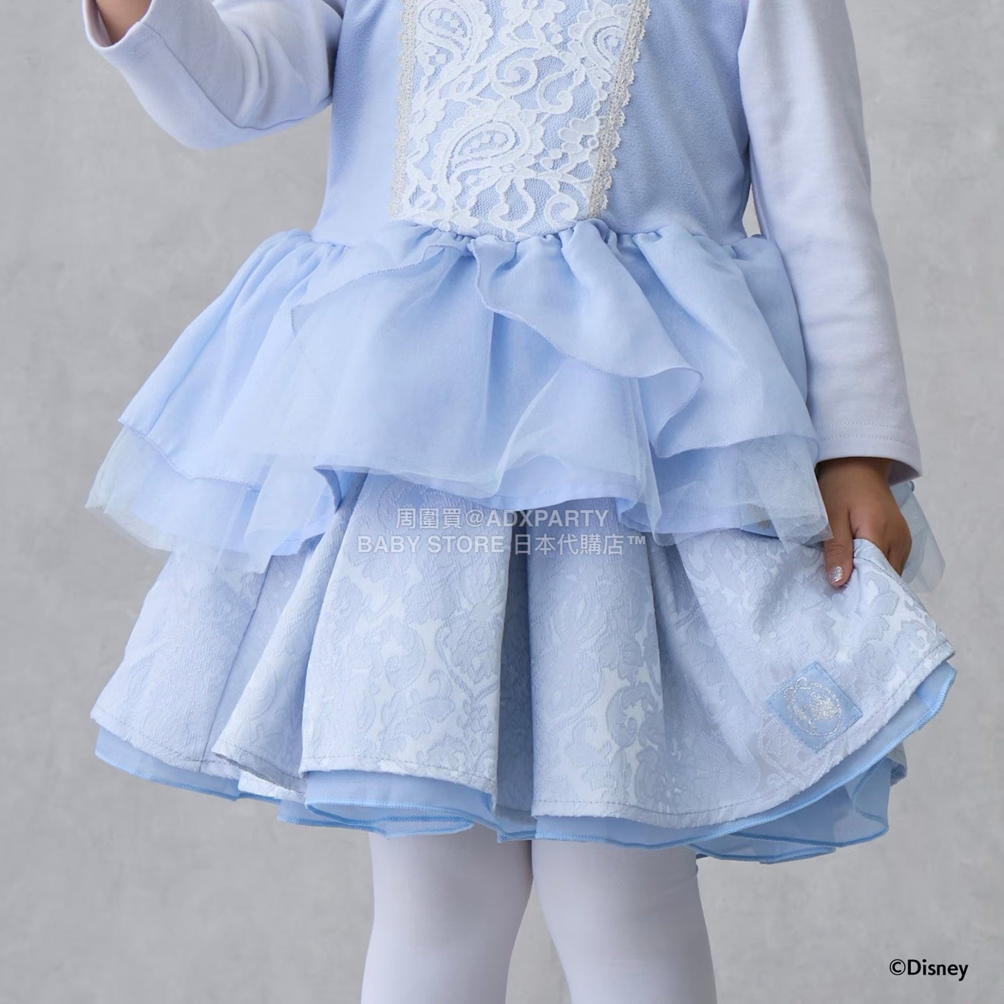 日本童裝 pe#main x Disney 公主短裙 80-130cm 女童款 秋季 SKIRTS