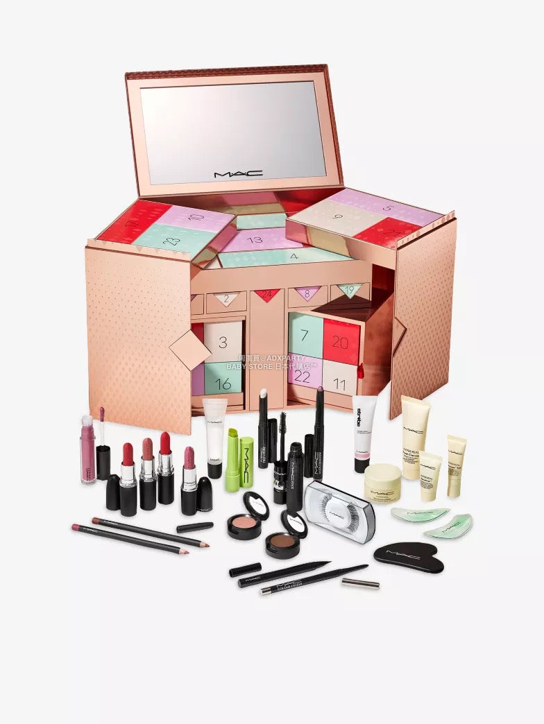 英美直送 MAC 24 Mystery Must-Haves Worth £443.50聖誕倒數日曆 大人款 聖誕快樂特輯 聖誕倒數日曆 滿$900可加$25免運 Christmas Advent Calendars 2025