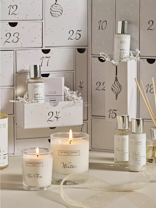 英美直送 THE WHITE COMPANY Worth Over £319聖誕倒數日曆 大人款 聖誕快樂特輯 聖誕倒數日曆 滿$900可加$25免運 Christmas Advent Calendars 2025