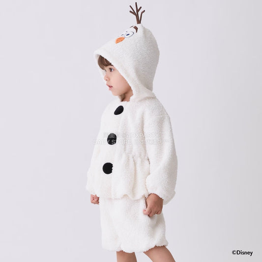 日本童裝 pe#main x Disney Olaf毛毛兩件套裝 80-130cm 男童款 秋季 TOPS PANTS