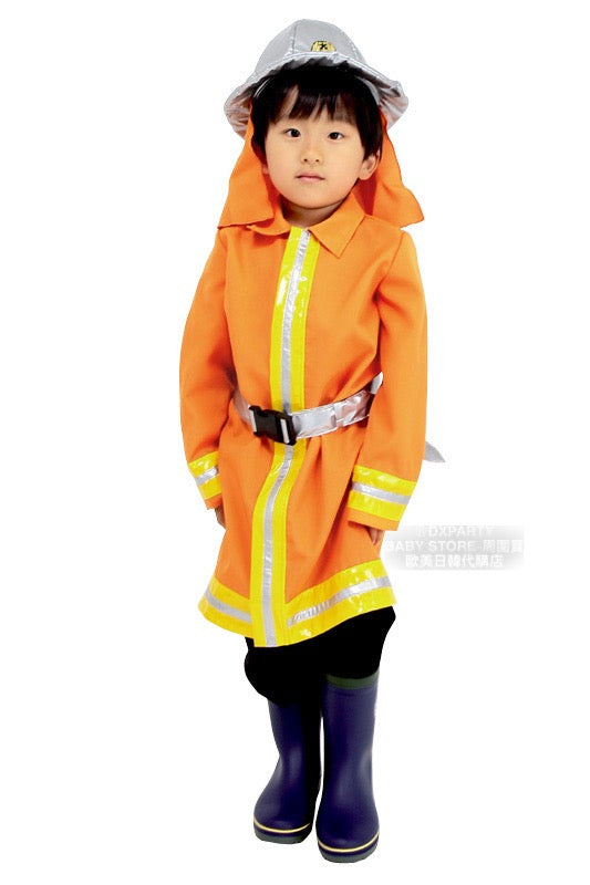 Japanese direct firefighter 120cm boy's Halloween Cosplay costume Halloween ghost special AAA