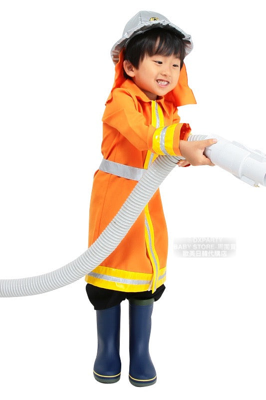 Japanese direct firefighter 120cm boy's Halloween Cosplay costume Halloween ghost special AAA