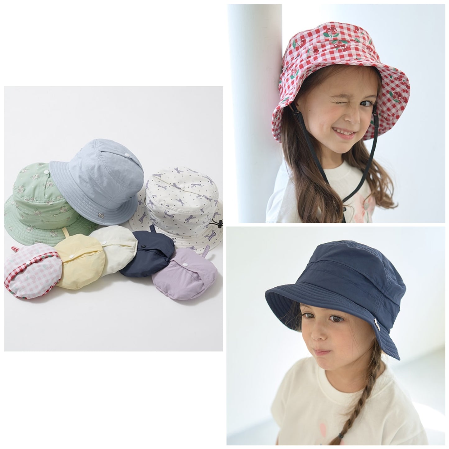 Lycee mine waterproof series storable bucket hat 52-54cm hat series