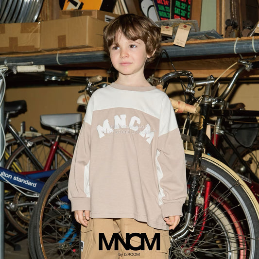 日本童裝 b・R# 吸水速乾 防UV系列 拼色長袖上衣 110-150cm 男童款 秋季 TOPS