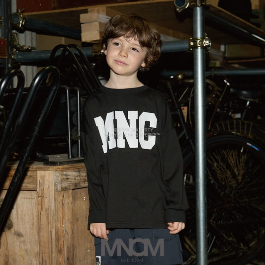 日本童裝 b・R# 吸水速乾 防UV 標誌印花長袖上衣 110-150cm 男童款 秋季 TOPS