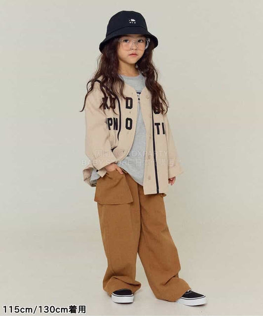 日本童裝 BREEZE 側袋闊腳褲 90-150cm 男童款/女童款 冬季 PANTS