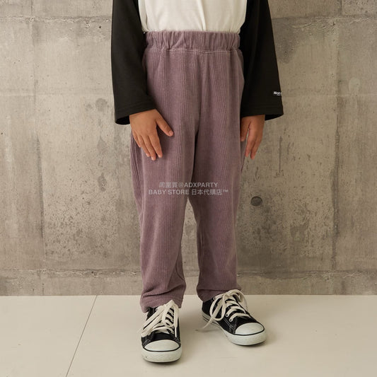 日本童裝 b・R# 針織燈芯絨褲 100-140cm 男童款 秋季 PANTS