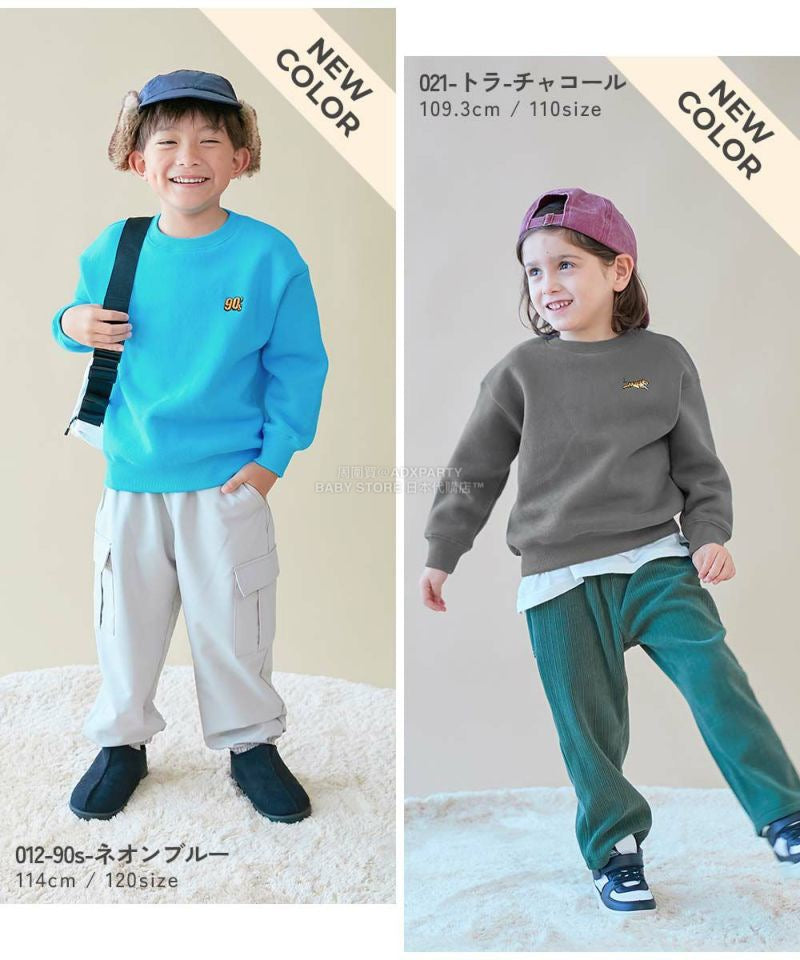 日本童裝 dev!rock 抓毛刺繡衛衣 100-160cm 男童款/女童款 冬季 TOPS