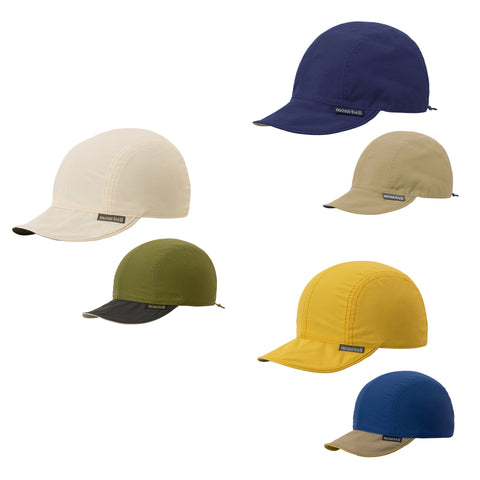 日本直送 mont-bell 防UV/ 速乾/雙面 2Way Cap帽 51-54cm 夏季 帽系列
