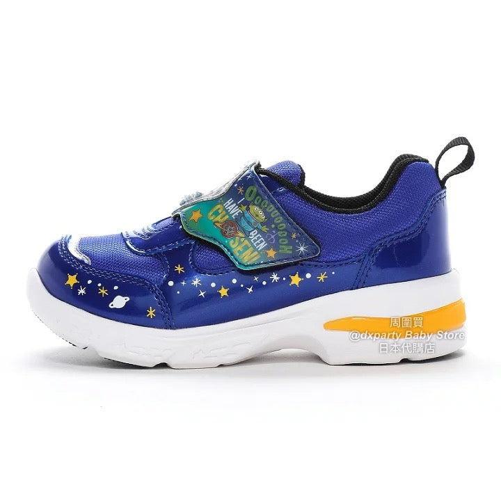 Moonstar x Disney Antibacterial and Deodorant LED Sneakers (Direct from Japan) - Healthy Functional Children's Shoes (14-19cm) - Boys' Shoes