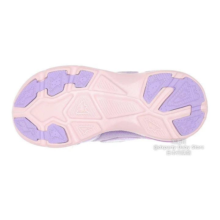 Moonstar x Disney Antibacterial and Deodorant LED Sneakers (Direct from Japan) - Healthy Functional Children's Shoes (14-19cm) - Girls' Shoes