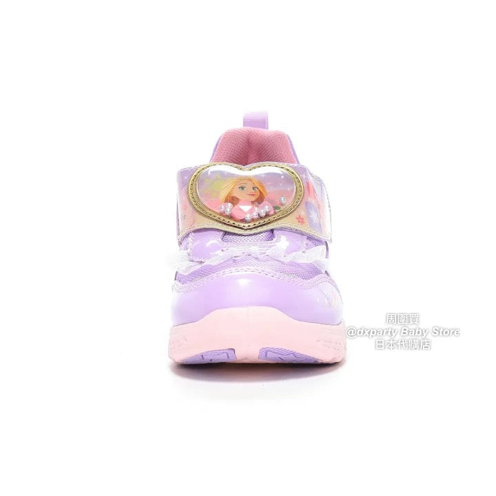 Moonstar x Disney Antibacterial and Deodorant LED Sneakers (Direct from Japan) - Healthy Functional Children's Shoes (14-19cm) - Girls' Shoes