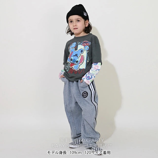 Japanese BDL x Disney Printed Two-Piece Top (90-140cm) for Boys (Summer)