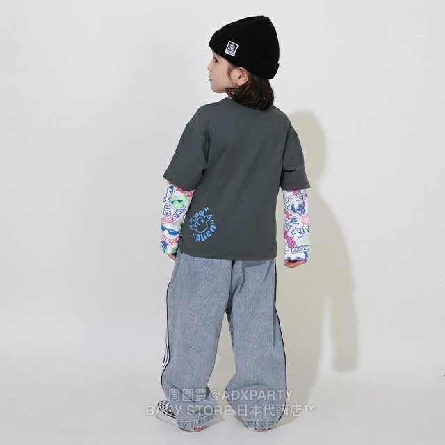 Japanese BDL x Disney Printed Two-Piece Top (90-140cm) for Boys (Summer)