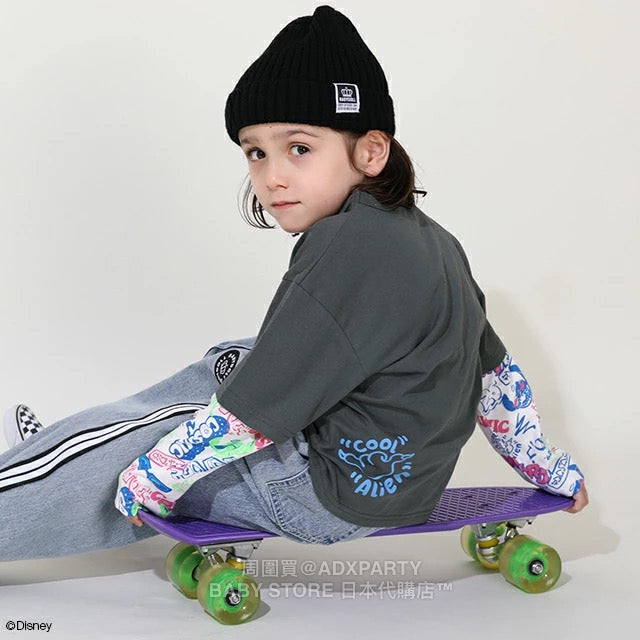 Japanese BDL x Disney Printed Two-Piece Top (90-140cm) for Boys (Summer)