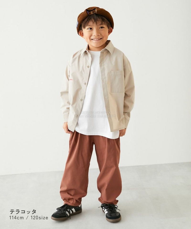 日本童裝 dev!rock 彈性斜紋寬鬆長褲 100-160cm 男童款/女童款 冬季 PANTS