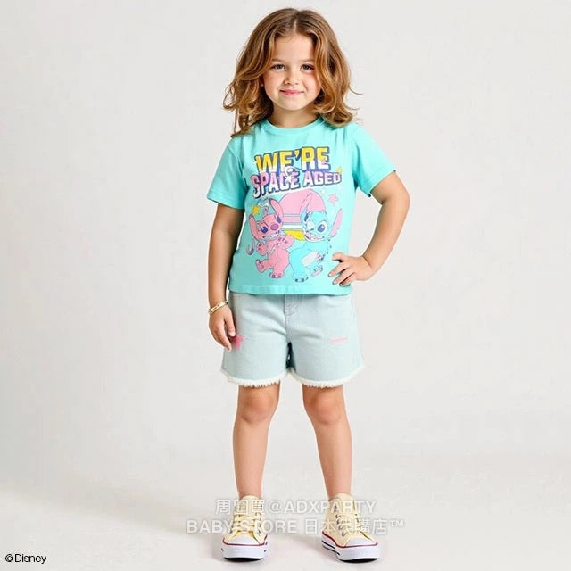 Japanese children's clothing BDL x Disney printed two-piece top 90-140cm boys/girls summer TOPS