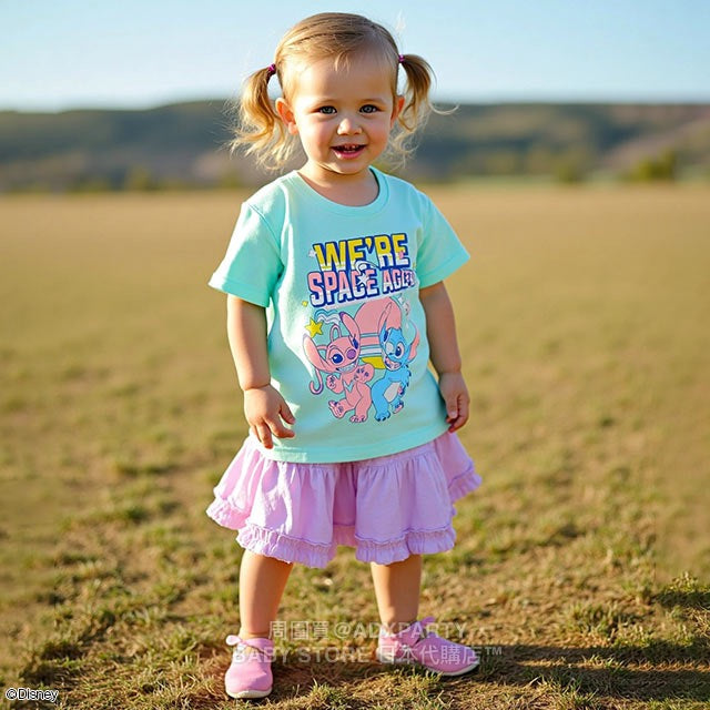 Japanese children's clothing BDL x Disney printed two-piece top 90-140cm boys/girls summer TOPS