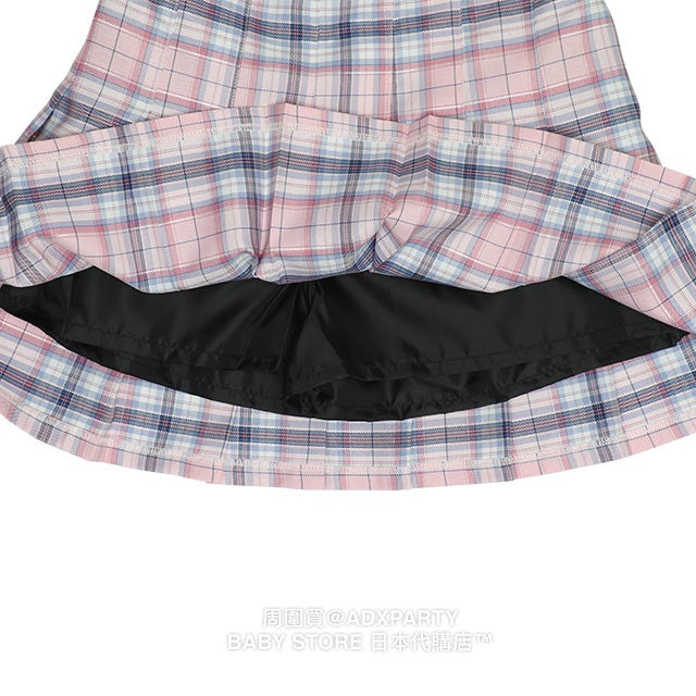 Japanese children's clothing BDL checkered skirt 120-160cm girls summer SKIRTS PANTS