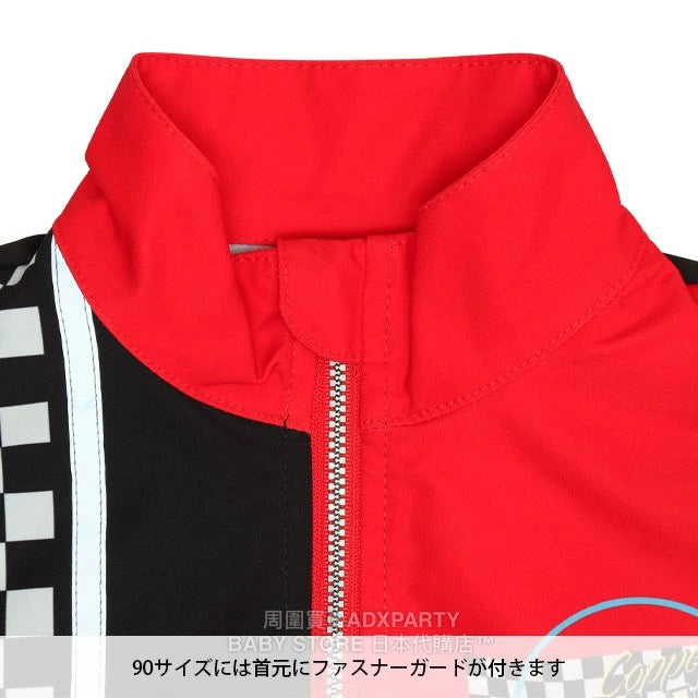 Japanese BDL x Disney Waterproof Cars Windbreaker (90-130cm) for Boys: Summer Outerwear (BDL Fitted)