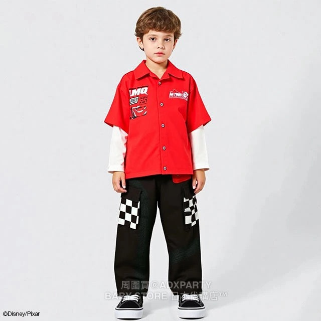 Japanese BDL x Disney Cars work pants 90-130cm boys' autumn PANTS