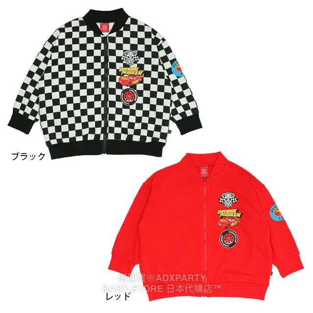 Japanese BDL x Disney Cars Zippered Sports Jacket 90-130cm Boys' Autumn OUTERWEAR