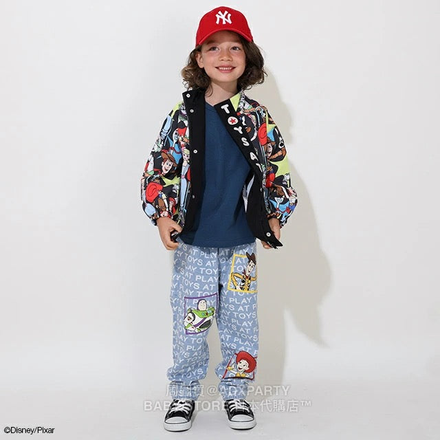 Japanese BDL x Disney Waterproof Series Toy Story Windbreaker 90-140cm Boys/Girls Summer Outerwear BDL Fitted