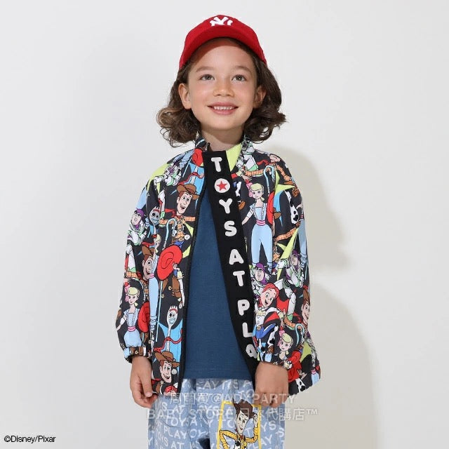 Japanese BDL x Disney Waterproof Series Toy Story Windbreaker 90-140cm Boys/Girls Summer Outerwear BDL Fitted