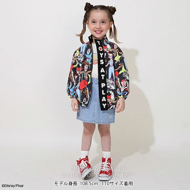 Japanese BDL x Disney Waterproof Series Toy Story Windbreaker 90-140cm Boys/Girls Summer Outerwear BDL Fitted