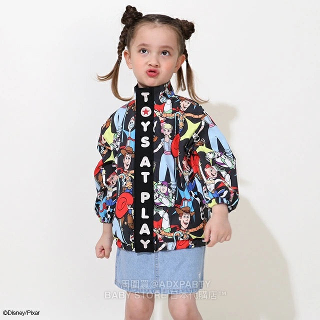 Japanese BDL x Disney Waterproof Series Toy Story Windbreaker 90-140cm Boys/Girls Summer Outerwear BDL Fitted