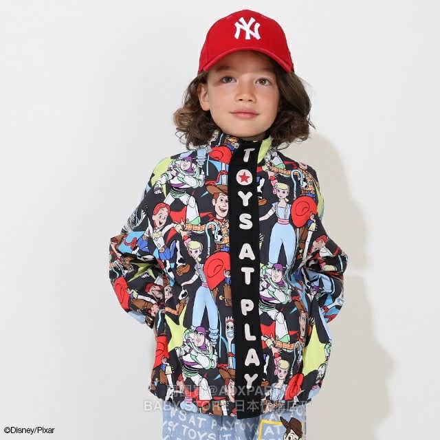 Japanese BDL x Disney Waterproof Series Toy Story Windbreaker 90-140cm Boys/Girls Summer Outerwear BDL Fitted