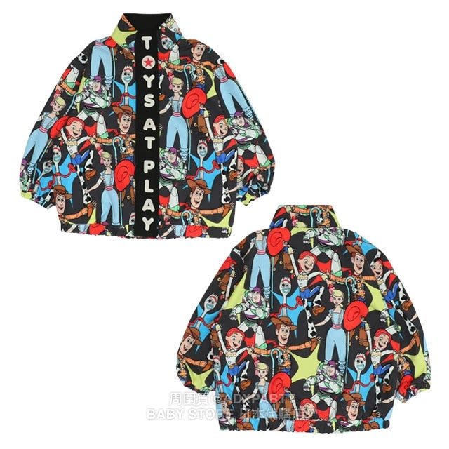 Japanese BDL x Disney Waterproof Series Toy Story Windbreaker 90-140cm Boys/Girls Summer Outerwear BDL Fitted