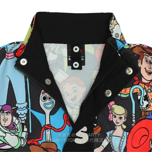 Japanese BDL x Disney Waterproof Series Toy Story Windbreaker 90-140cm Boys/Girls Summer Outerwear BDL Fitted