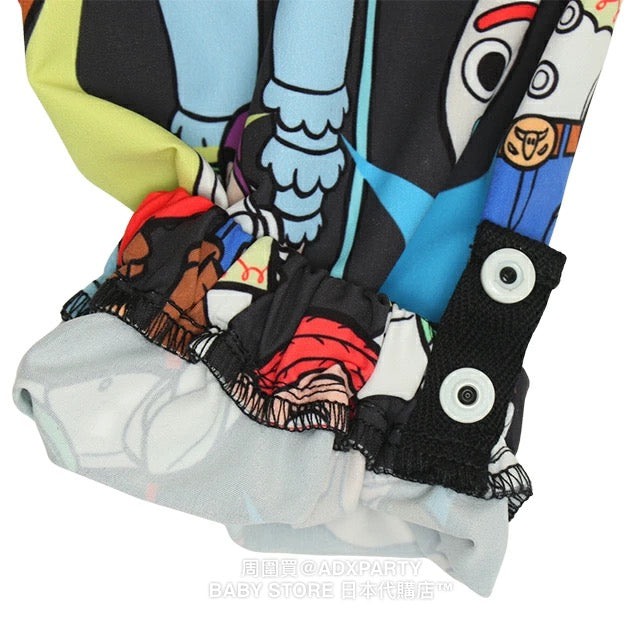 Japanese BDL x Disney Waterproof Series Toy Story Windbreaker 90-140cm Boys/Girls Summer Outerwear BDL Fitted