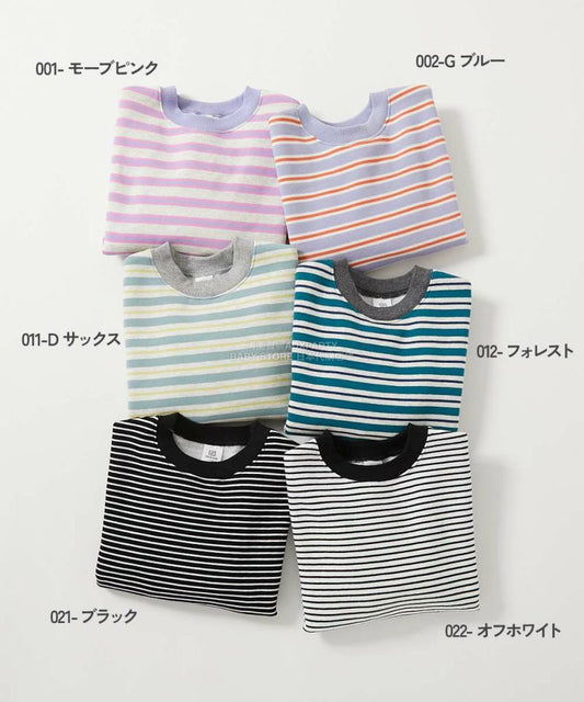 日本童裝 dev!rock 抓毛間條衛衣裙 100-160cm 女童款 冬季 DRESSES