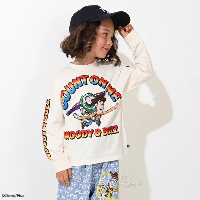 Japanese BDL x Disney ToyStory Print Tops (80-140cm) for Boys and Girls (Autumn)