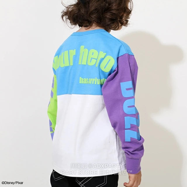 Japanese BDL x Disney ToyStory Printed Contrast Tops (80-140cm) for Boys/Girls Autumn